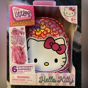 Sanrio/Real Littles Hello Kitty Holographic Pink Mini Backpack